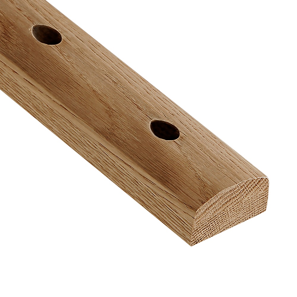 Oak Landing Baserail Pre-drilled 2.4m